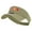 Khaki, variant on Stylish Pizza Logo Embroidered Cotton Twill Sun Visor - Khaki OSFM