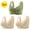 D_ Green, variant on Trendy 3 Pack Daisy Bras, Lisa Charm Bras, Lisa Charm Bras Front Snaps Comfortable & Convenient Front Button Bra, Full Coverage Bras Green 4