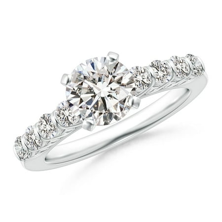 Angara April Birthstone Ring Bar Set Diamond Engagement Ring