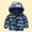 Blue, variant on Toddler Boys Girls Autumn Windbreaker Fashion Cute Cartoon Print Solid Long Sleeve Hooded Coat Jacket First Day of School Top Red(2-7Years)