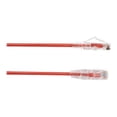 thumbnail image 3 of Black Box Slim-Net - Câble Patch - RJ-45 (m) à RJ-45 (m) - 2 Pieds - UTP - CAT 6 - Amorti, Moulé, Échappé - Rouge, 3 of 3
