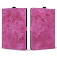 thumbnail image 2 of FJLBDE Case for 7 inch Kindle Paperwhite 12th Generation 2024 with Stand, Card Slot, Auto Wake/Sleep, Embossed Flower PU Leather Folio Magnetic Cover with Pen Holder, Rose, 2 of 7