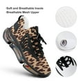 thumbnail image 4 of Cheetah Print Leopard Print Walking Shoes for Men Woman Lightweight Tennis Fashion Elastic Sports Shoes Cushion Basketball Shoes, 4 of 7