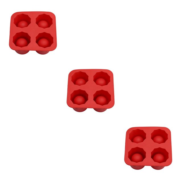 sweethay Molde para hacer hielo Resistencia a bajas temperaturas Modelo de hielo esférico Fácil de limpiar Bandeja cuadrada Superficie lisa Type1 NO1