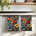 thumbnail image 7 of Spring Wildflowers Kitchen Towels Set of 4, Modern Abstract Art Daisy Floral Leaves Absorbent Dish Towels for Kitchen, Microfiber Hand Towel, Quick Drying Tea Towel for Cleaning Decorative Dishcloths, 7 of 7