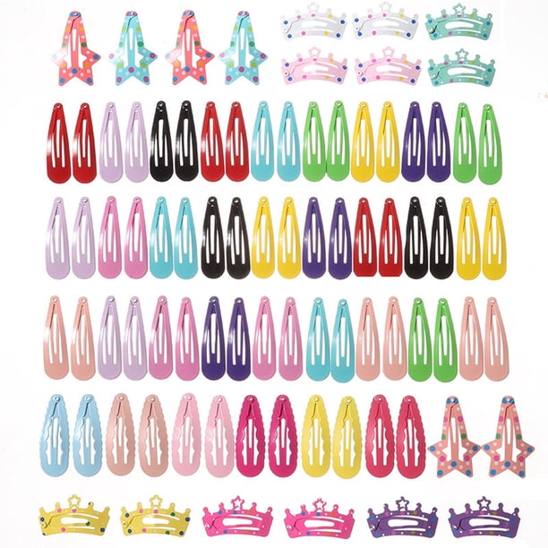 Horquilla Accesorios para el cabello para niños Juego de tarjetas para el cabello coloridas Flequillos y pinzas junto al mar