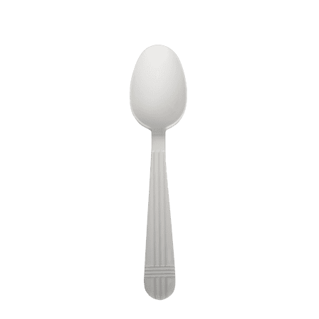 Karat PP Plastic Premium Extra Heavy Weight Tea Spoons, White - 1,000 Ct