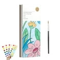 thumbnail image 1 of TIELUTT Mini Paint Pad Mini Paint Pads Watercolor Paint Pad Pocket Watercolor Painting Fix It Stick Large Coloring Book Flower Food Packets for Fresh Cut Flowers Pool Tile for Calcium Build up Pencil, 1 of 3