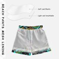 thumbnail image 4 of Boys Swim Trunks Beach Board Shorts Quick Dry Toddler Swimsuit Bathing Suits with Mesh Lining, 4 of 7