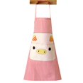 thumbnail image 1 of ENJOYW Lovely Pig Polyester Sleeveless Pockets Home Kitchen Cooking Anti-Splash Apron Apron PolyesterSize Details Size, 1 of 7