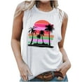 thumbnail image 2 of LiMoi Sleeveless Tops for Women Womens Tops Trendy 2025 Spring Summer Womens Graphic T Shirts Loose Fit Womens Tops Plus, 2 of 5