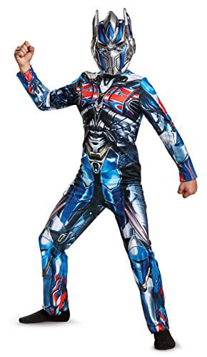 Optimus Prime Transformers Last Knight Fancy Dress Up Halloween Child Costume