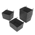 thumbnail image 2 of 16 Pcs Kit de Bacs pour Panneau Perforé Rangement Accessoires pour Planche Perforée Bancs pour Organiser le Matériel (Gris), 2 of 8