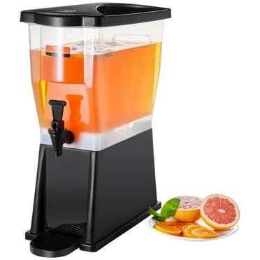 KFFKFF Beverage Server, 3 Gallon Capacity, Party Drink Dispenser, Durable Plastic, Includes Stand, Spigot, and Lid, Suitable for Iced Tea, Lemonade, Water, Ideal for Restaurants, Hotels, Gatherings