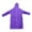 Purple, variant on QUOTAY Girls Hiking Outdoor Travel Elementary School Student Rain Ponchos Lightweight Rainwear for Kids Purple,ONESIZE