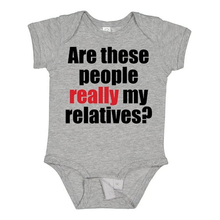 

Inktastic Really My Relatives Gift Baby Boy or Baby Girl Bodysuit
