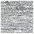 thumbnail image 6 of SAFAVIEH Micro-Loop Peronel Abstract Striped Wool Area Rug, Ivory/Black, 5' x 8', 6 of 9