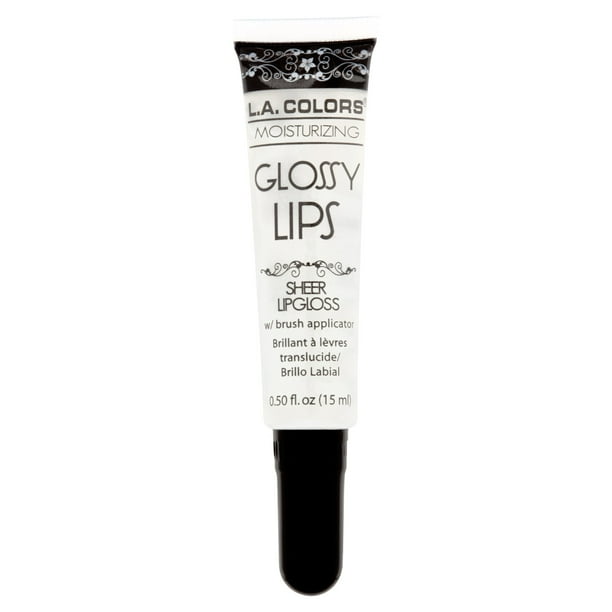 L.A. Colors Glossy Lips Sheer Lipgloss, Sugar Cane, 0.5 fl oz