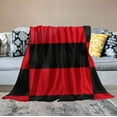 thumbnail image 2 of JEUXUS  Buffalo Plaid Throw Blanket 285 GSM Warm Checkered Throw Blanket All Season Soft Flannel Blanket with Checkerboard Grid Pattern for Couch Bed Sofa (Red and Black Plaid), 2 of 6