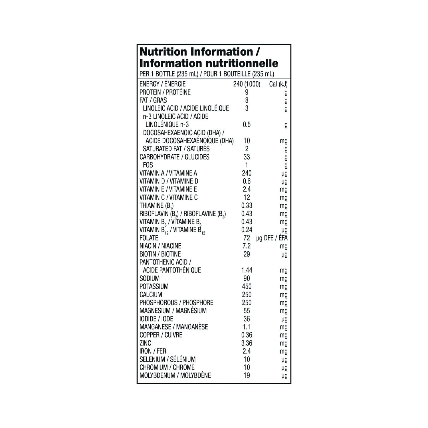 Parent's Choice Strawberry Naturally Flavoured Pediatric Nutritional Supplement, 6 x 235 mL
