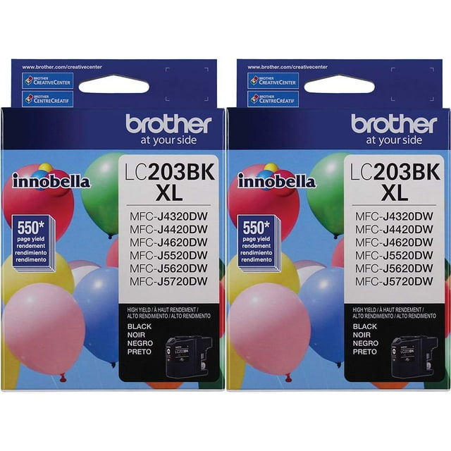 Cartucho de tinta Brother Genuine Innobella LC203BK negro