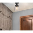 thumbnail image 2 of Innovations Lighting - Bell - 1 Light Semi-Flush Mount In Industrial Style-8.25, 2 of 2