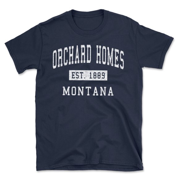 Orchard Homes Montana Classic Established Men's Cotton T-Shirt