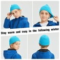 thumbnail image 4 of TOPTIE Toddler Baby Girls Boys Cuffed Knit Beanie Hat Uniesx Winter Knitted Skull Hats for Kids-Khaki, 4 of 7