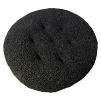 geerera Round Chair Cushion, Fluffy Plush Seat Pad, 18-Inch Stylish Floor Pillow Cushion for Home Office
