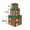 Green-1A-home supplies, variant on MORESEC XUld Home Christmas Decoration Gift Box Stacking Head Tree Gift Box Display Window Scene Ornament Christmas Ornaments