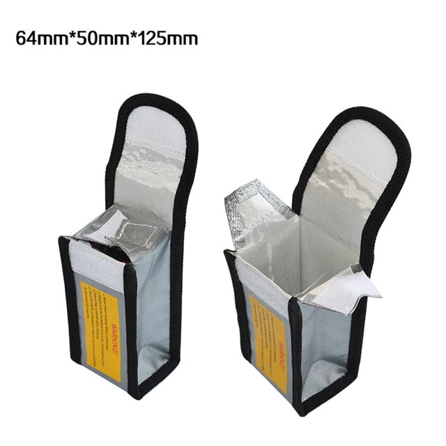 LiPo Li-Po Battery Fireproof Safety Guard Safe Bag 64*50*125MM