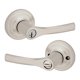thumbnail image 1 of Manija de puerta de entrada Kwikset Henley con cerradura y llave Palanca reversible con llave segura Exterior para entrada principal y dormitorios Níquel satinado Resistente a golpes Smartkey Rekey Se, 1 of 5