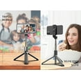 thumbnail image 4 of PrtJoy Wireless Selfie Stick Bluetooth Wireless Shutter Portable 28 Inch Aluminum Alloy Selfie Stick Mobile Phone Tripod Suitable for Smartphones Such As iPhone Or Android and GoPro Sports Cameras, 4 of 8