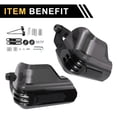 thumbnail image 4 of Unique Bargains 1 Set Protector de Guardamanos Universal para Motocicletas, Protección contra el Frío, a Prueba de Viento y Lluvia, Negro, PC, Aleación de Aluminio, 4 of 6
