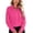 Hot Pink, variant on Tumotour Office Work Business Blouses for Women'S V-Neck Long Sleeve Button Up Shirts Business Causal Dressy Work Top