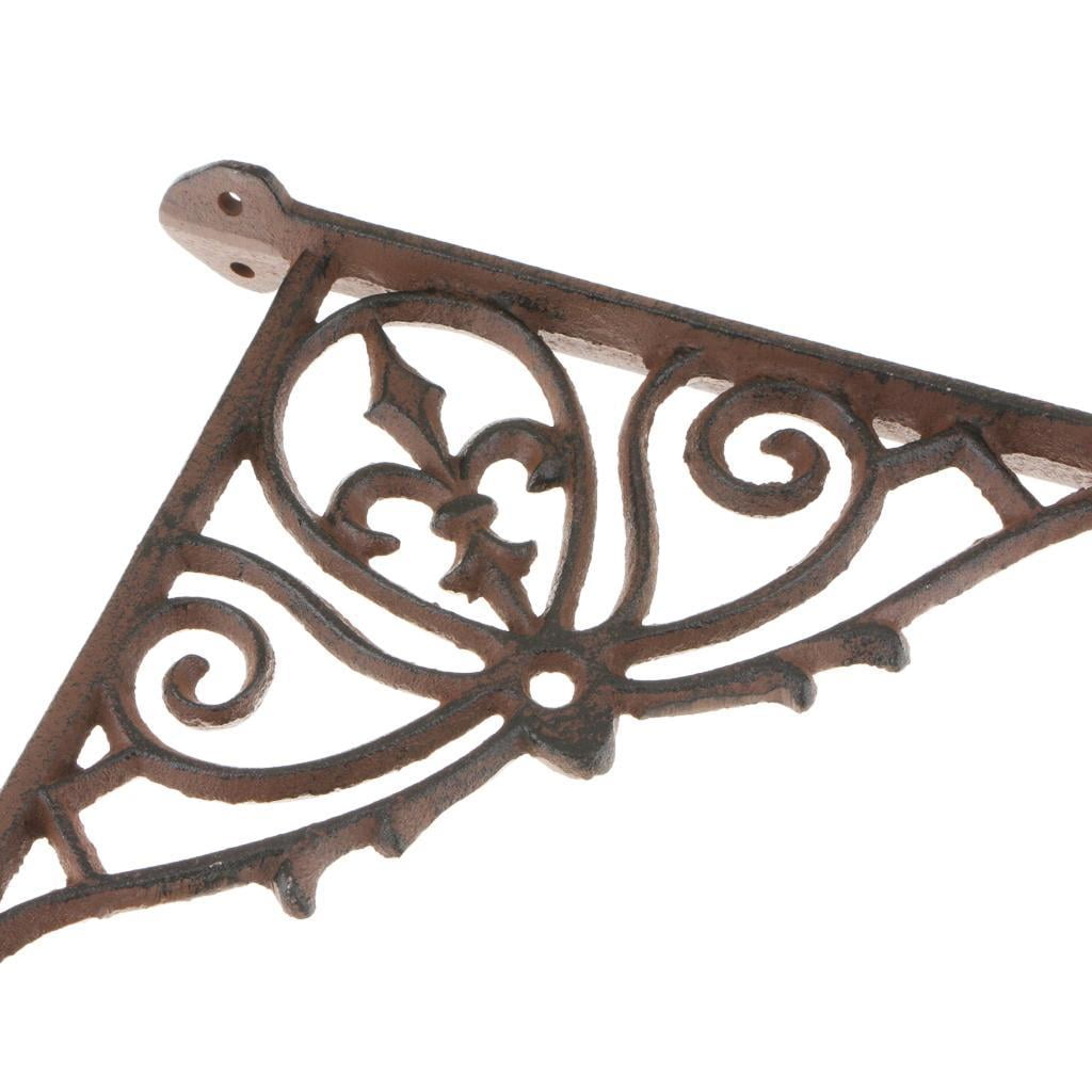 Cast Shelf Brackets Wall Mounted Floating Shelf Brackets described+as described, L L