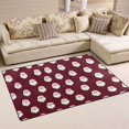 thumbnail image 2 of Santa Claus Portrait Memory Foam Area Rug 60"x39" Non Slip, Absorbent, Fade Proof for Living Room, Bedroom, Office, 2 of 7