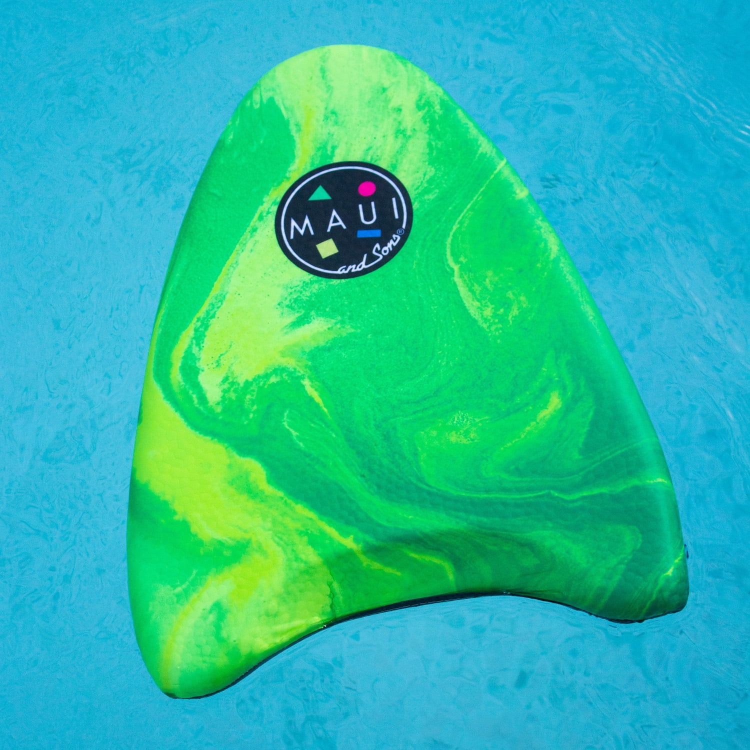 Maui and Sons 17 inch Light Weight Kickboard - Lime Green