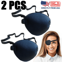 Pro-Eye Patch - Adjustable, Protective, Black Plastic Front