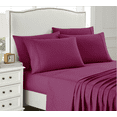 thumbnail image 2 of Sweet Home Collection 1500 Series Bed Sheets - Extra Soft Microfiber Deep Pocket 6pc Sheet Set - Berry, Queen, 2 of 5