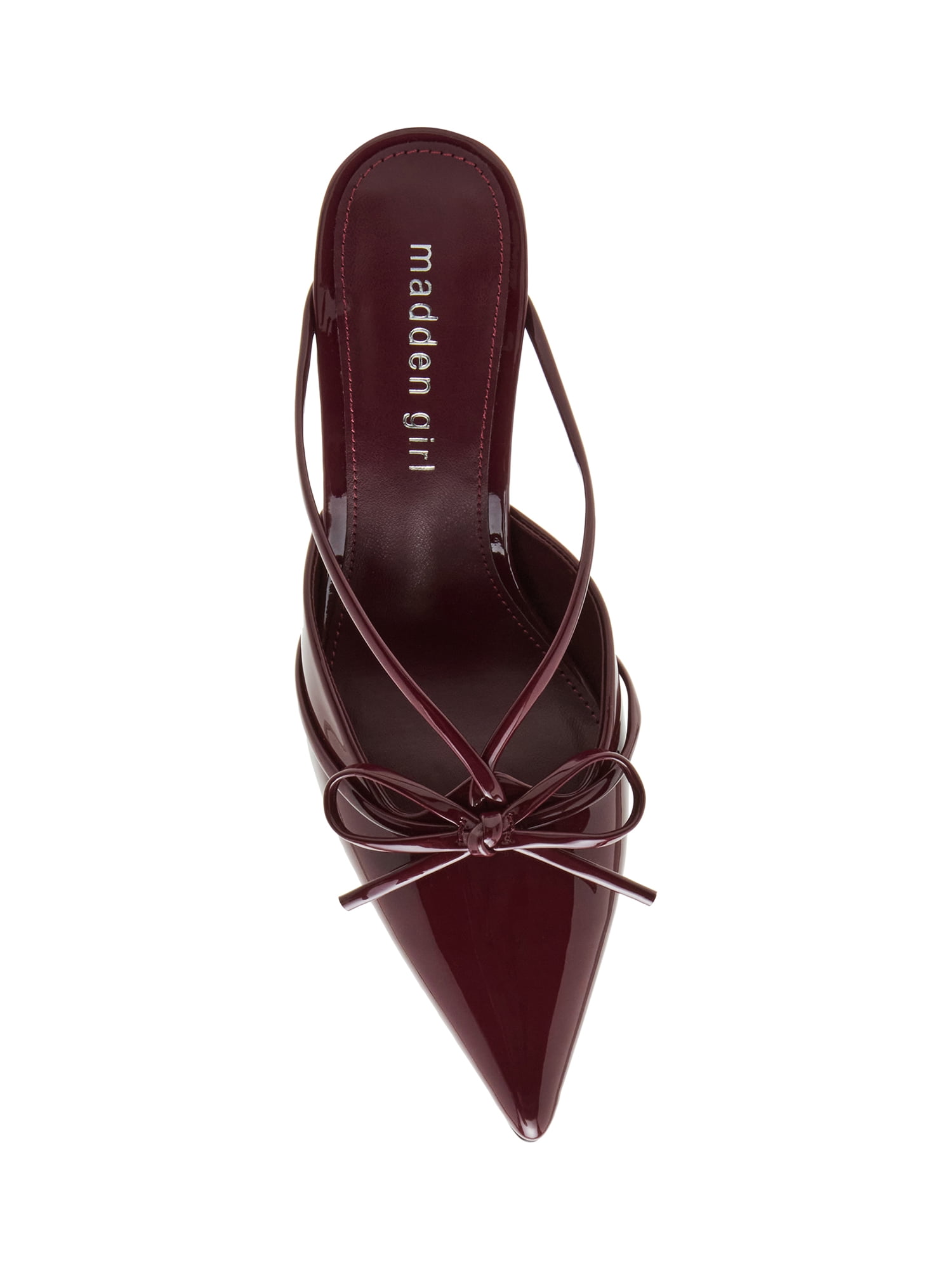 Madden Girl Women's Bells Slide On Strappy Heeled Mule