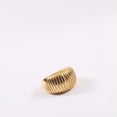thumbnail image 4 of Womens Titanium Steel Ring Gold Geometric Index Finger Ring Fashion Retro Lantern Design Jewelry Gift for Her, 4 of 9