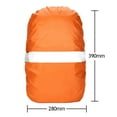 thumbnail image 2 of fankhu Hi-Visibility Backpack Rain Cover Waterproof with Reflective Strip (Orange), 2 of 7