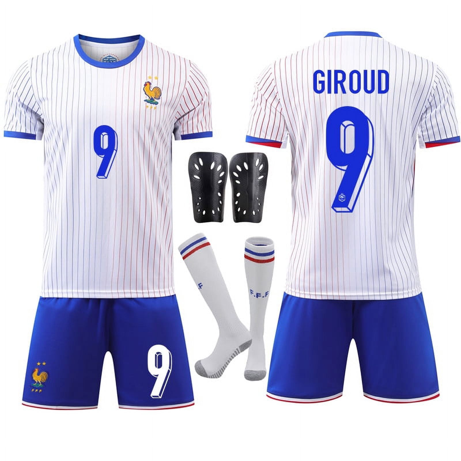 Maillot Giroud Euro 2024 France Maillots De Football Extérieur