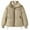 Khaki, variant on Jinhomg Women's Warm Quilted Coat Casual Solid Long Sleeve Full-Zip Puffer Coats Fall Winter Comfy Down Jacket with Zipper Pockets Clearance Items for Women Khaki XXL