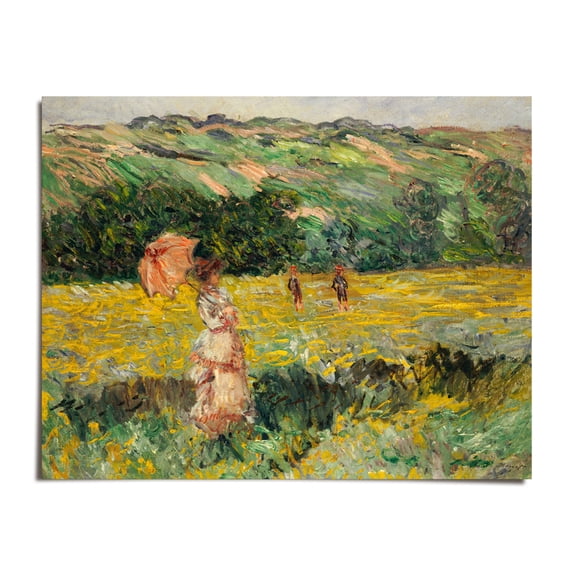 Poppy Fields near Argenteuil, 1875 1 - Claude Monet - 8x10 - Wall Art Print - UNFRAMED