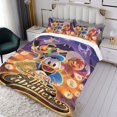 thumbnail image 3 of Leyenda de los Tres Caballeros Conjunto de sábanas temático, trío de piezas, cómodo y amigable con la piel, diseño único, regalo de decoración para el hogar para familiares, amigos y fans,135cm *200cm, 3 of 6