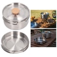 thumbnail image 1 of Kit de desorden de utensilios de cocina para acampar, resistencia a la erosión de set de olla y Sartén fácil de Limpiar Con Bolsa de Almacenamiento para Caminar, 1 of 7