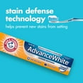 thumbnail image 3 of ARM & HAMMER Advanced White Extreme Whitening Toothpaste, TRIPLE PACK (Contains Three 6oz Tubes) -Clean Mint - Fluoride Toothpaste, 3 of 11