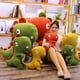 thumbnail image 3 of Encantador muñeco de dinosaurio, juguetes de peluche, dibujos animados, pequeño tirano, muñeco de dinosaurio de peluche, almohada encantadora para bebé, regalos de Navidad para niños, 3 of 5